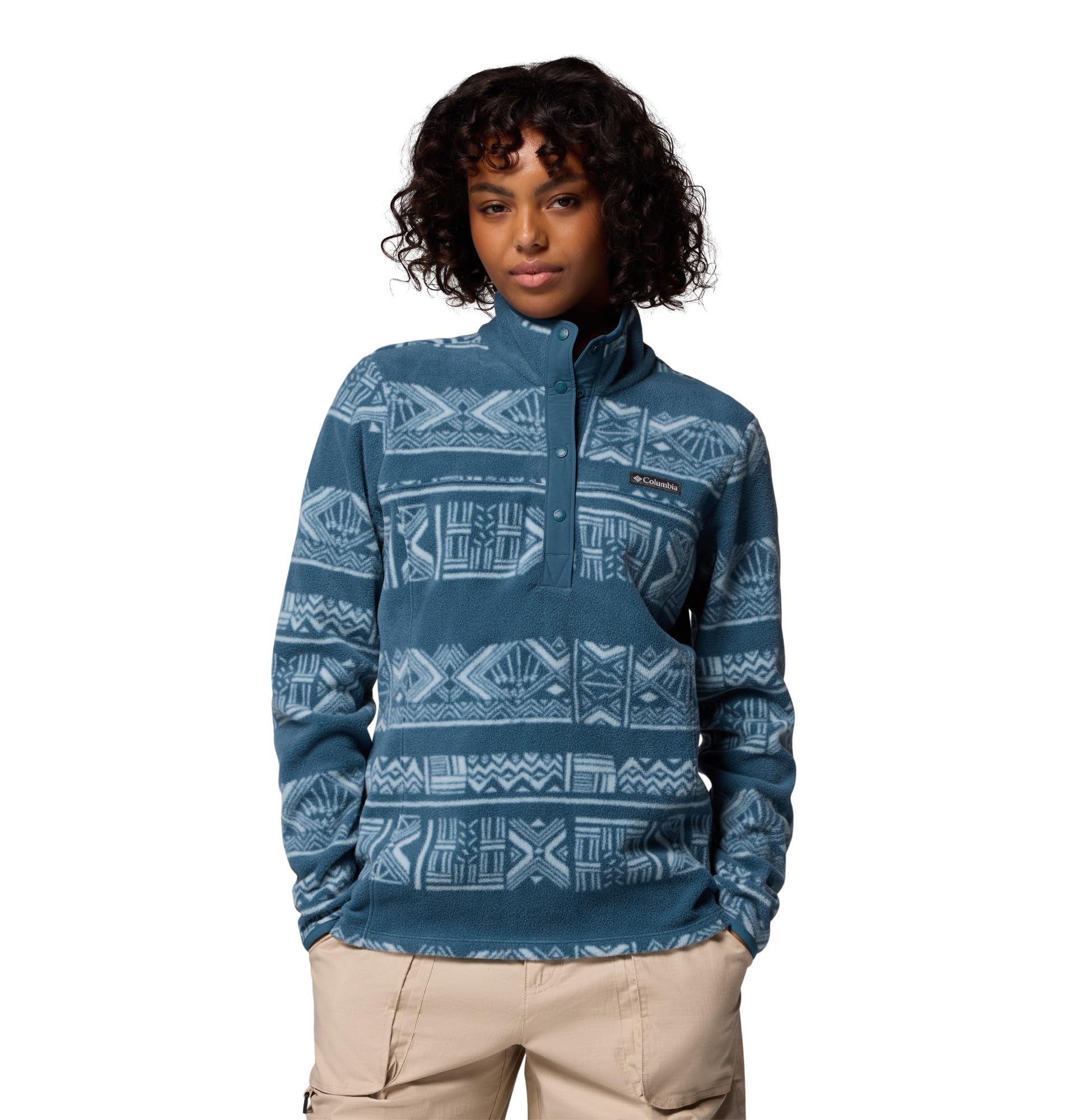 Amazon.com: Columbia Benton Springs Printed 1/2 Snap